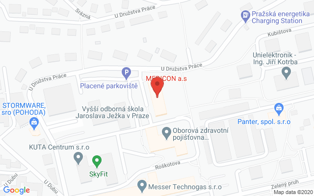 Google map: Roškotova 1717/2, 140 44, Praha 4